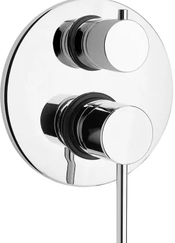 Robinet De Douche Encastré Avec Inverseur Et Levier Mince - Salice