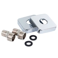 Robinet de douche monocommande VERCO avec finition chromée brillante en laiton Kibath