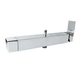 Robinet de douche monocommande rond CHE avec finition chromée brillante en laiton Kibath