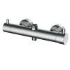 Robinet de douche monocommande TOR avec finition chromée brillante en laiton Kibath