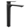 Robinet de lavabo de haute qualité Robinet de salle de bain 4025CB en noir mat
