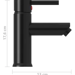 Robinet de lavabo de salle de noir Helloshop26