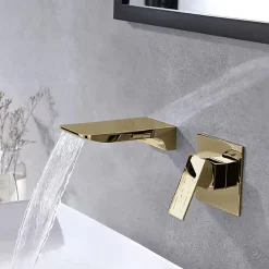 Robinet De Lavabo Encastré Rea Mason Gold