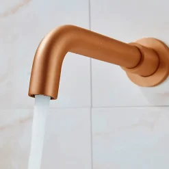 Robinet de lavabo encastré REA Lungo Long brushed copper + box