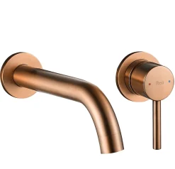 Robinet de lavabo encastré REA Lungo brushed copper + box