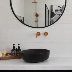 Robinet de lavabo encastré REA Lungo brushed copper + box