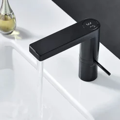 Robinet de lavabo REA Amar LCD black low