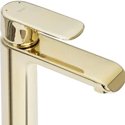 Robinet de lavabo REA Bloom gold high