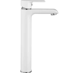 Robinet de lavabo REA Bloom white chrome high