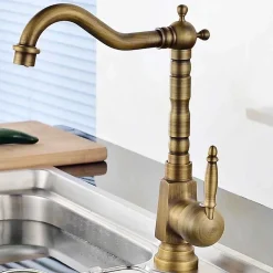 Robinet de lavabo REA Bona old gold high