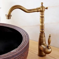 Robinet de lavabo REA Bona old gold high