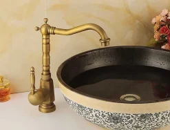 Robinet de lavabo REA Bona old gold high