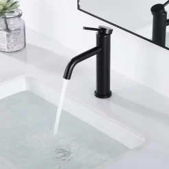 Robinet de lavabo REA Clif black low