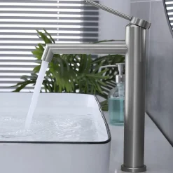 Robinet de lavabo REA Foss nickel brush high