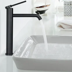 Robinet De Lavabo Rea Js-B311-1B Clif High Black