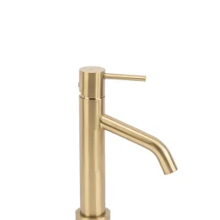 Robinet De Lavabo Rea Js-B253Bg Level Low Brush Gold