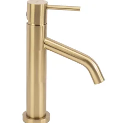 Robinet De Lavabo Rea Js-B253Bg Level Low Brush Gold