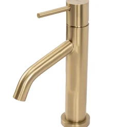 Robinet De Lavabo Rea Js-B253Bg Level Low Brush Gold