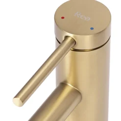 Robinet De Lavabo Rea Js-B310Bg Foss Low Brush Gold