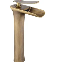 Robinet de lavabo REA Laguna antique brush gold high