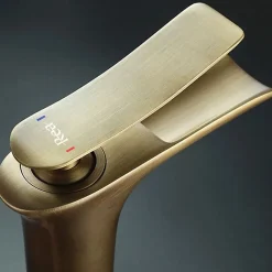 Robinet de lavabo REA Laguna antique brush gold high