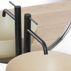 Robinet de lavabo REA Lugano slim black high