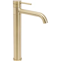 Robinet De Lavabo Rea Lungis High Brush Gold
