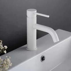 Robinet de lavabo REA Lungo white low