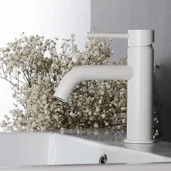 Robinet de lavabo REA Lungo white low