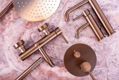 Robinet de lavabo REA Lungo brushed copper high