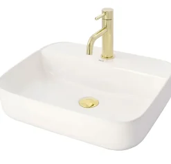 Robinet de lavabo REA Lungo gold low