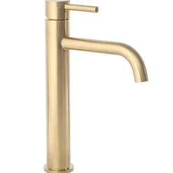 Robinet De Lavabo Rea Lungo High Brush Gold