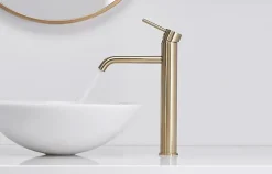 Robinet de lavabo REA Lungo gold high