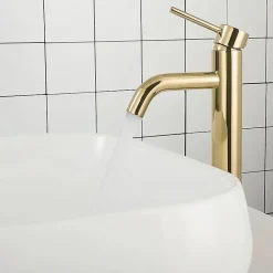 Robinet de lavabo REA Lungo gold high