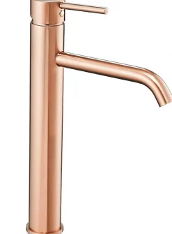 Robinet de lavabo REA Lungo rose gold high