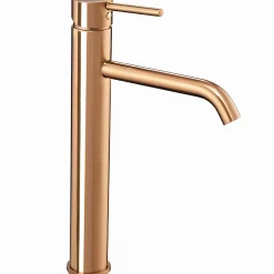 Robinet de lavabo REA Lungo rose gold high