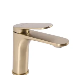 Robinet De Lavabo Rea Marco Low Brush Gold