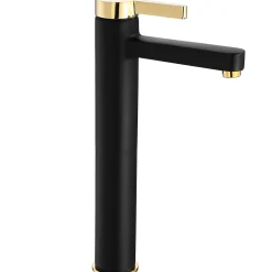 Robinet De Lavabo Rea My1806-21Bg Polo High Black/Gold