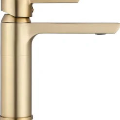 Robinet De Lavabo Rea My2021-2Gg Argus Low Brush Gold