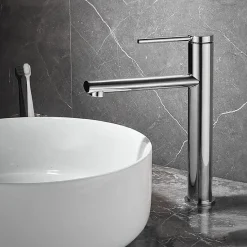 Robinet de lavabo REA Oval chrome high