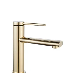 Robinet de lavabo REA Oval gold low