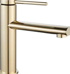 Robinet de lavabo REA Oval gold low