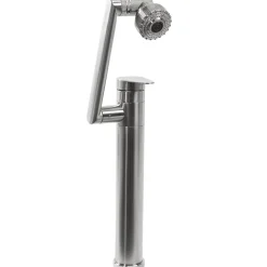 Robinet de lavabo REA Paco brushed nickel high