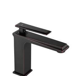 Robinet de lavabo REA Romano old black low