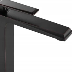 Robinet de lavabo REA Romano old black low