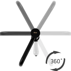 Robinet de lavabo REA Serra black high
