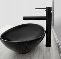 Robinet de lavabo REA Tess high black