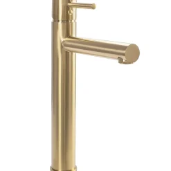 Robinet de lavabo REA Tess brush gold high