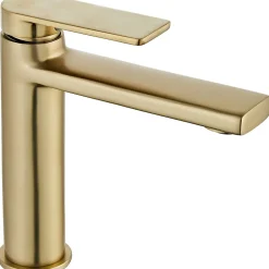 Robinet de lavabo REA VERSO Brush Gold low