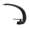 Robinet de lavabo sur plage BNF606B en laiton noir collection Céphise